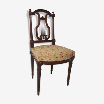 Lyre era Louis XVI back chair