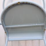 2 metal chairs