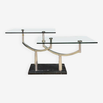 Metal coffee table, Danish design, 1990s, production: Denmark