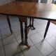 Table ancienne pliante style Louis XIII / Henri II – 100 × 80 cm