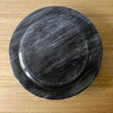 Dark grey marble ashtray