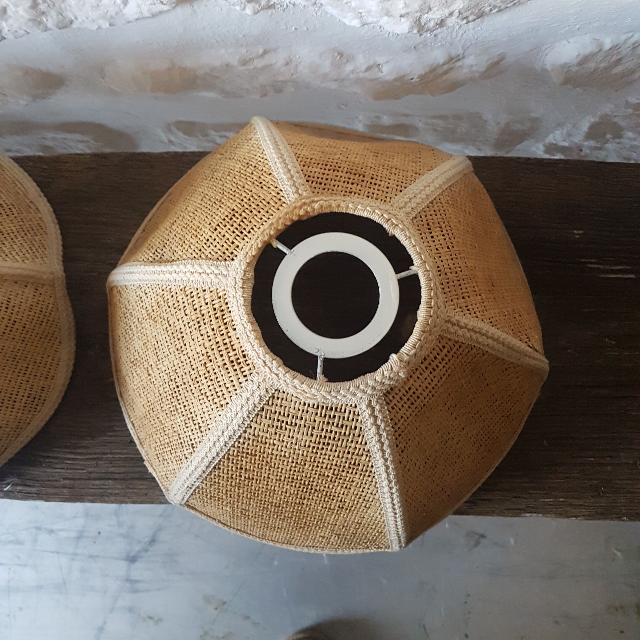 Aerial vintage lampshade