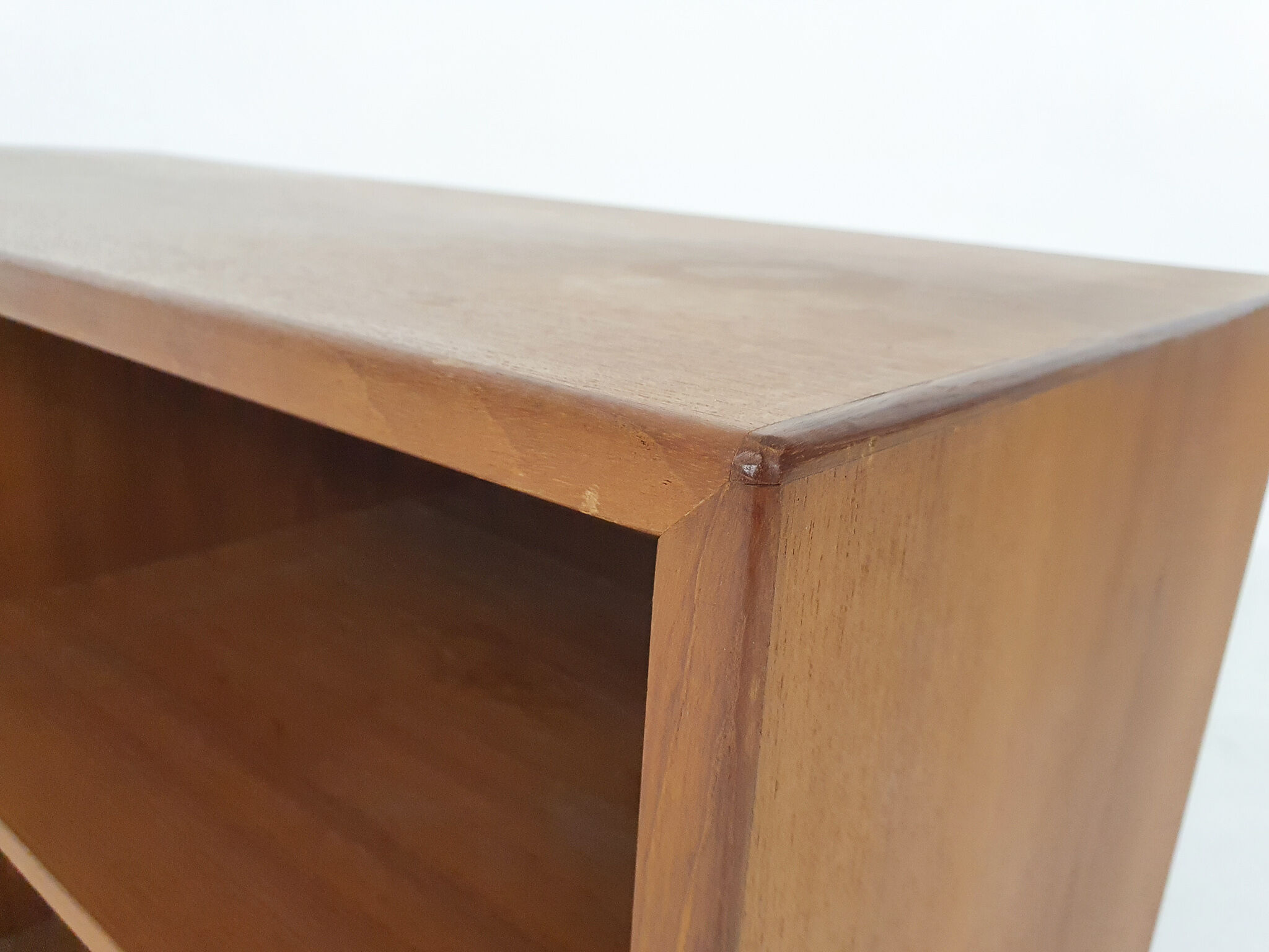 Scandinavian modern teak record player cabinet, Denmark 1960's