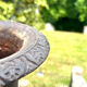 Iron garden urn planter, Antique French cast iron classical campana va
