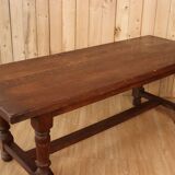 Grande table de ferme en chêne style monastère