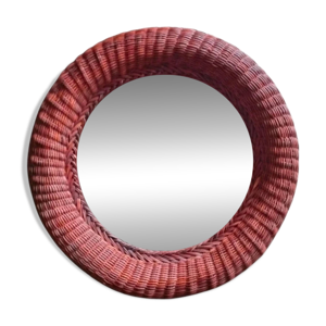 Grand miroir osier années