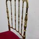 Vintage brass Chiavari chair