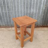 Vintage oak farmhouse stool