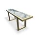 Large brass and glass console by Roméo Rega Italy circa 1970 - L