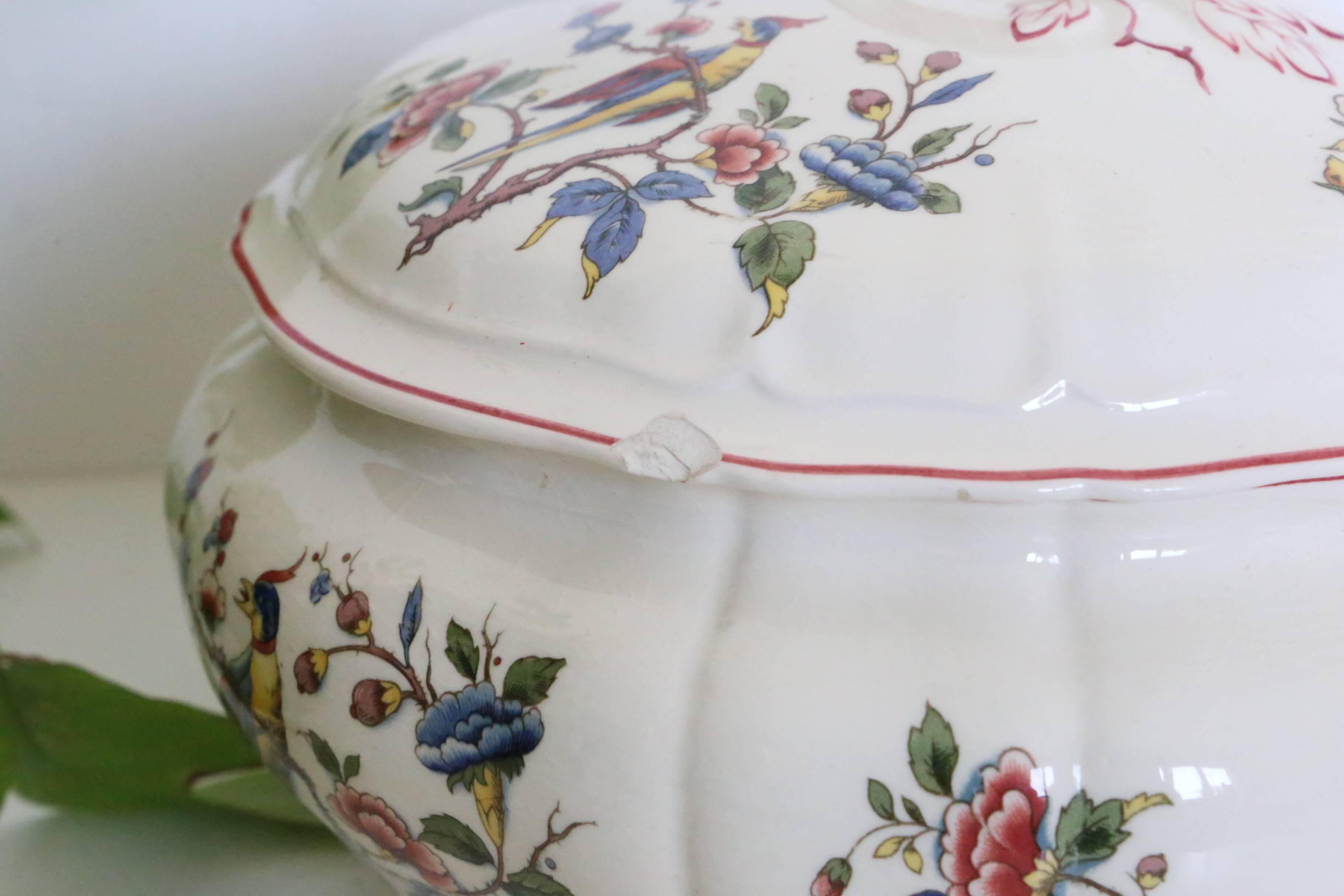 soup tureen, Phoenix service, Villeroy and Boch, vintage