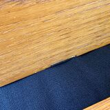 Kitchen shelf French artisanal work vintage 60s solid oak and copper