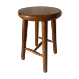 Tabouret en bois clair