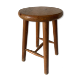 Light wood stool