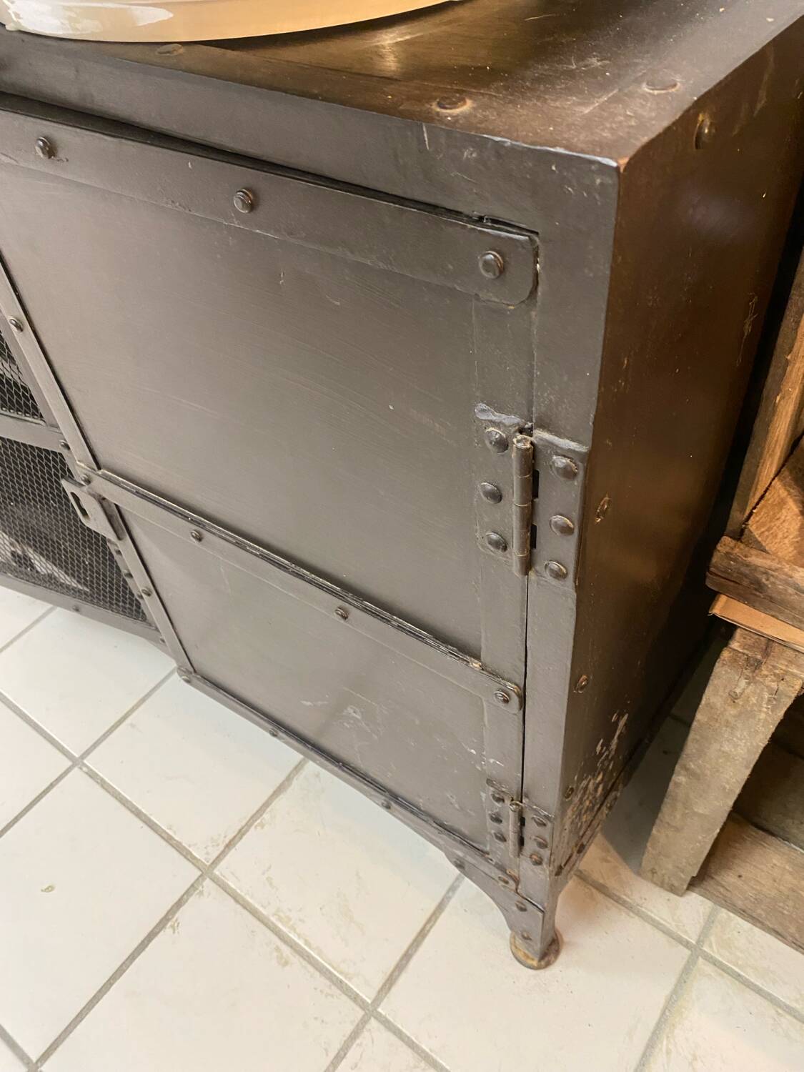 Industrial TV cabinet sideboard