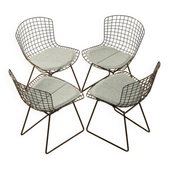 Chaises BERTOIA, Modèle 420, Harry Bertoia pour Knoll