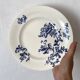 Sarreguemines ironstone flat plates, Damascus model