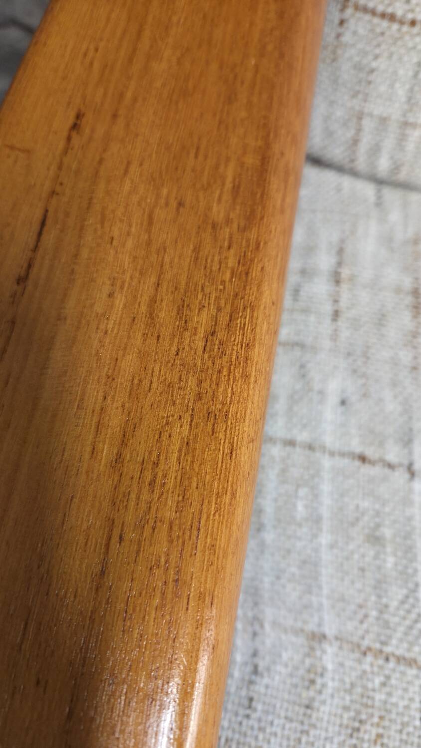 Danish canapé and its 1970s teak armchair