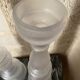 Pair of art deco candle holders