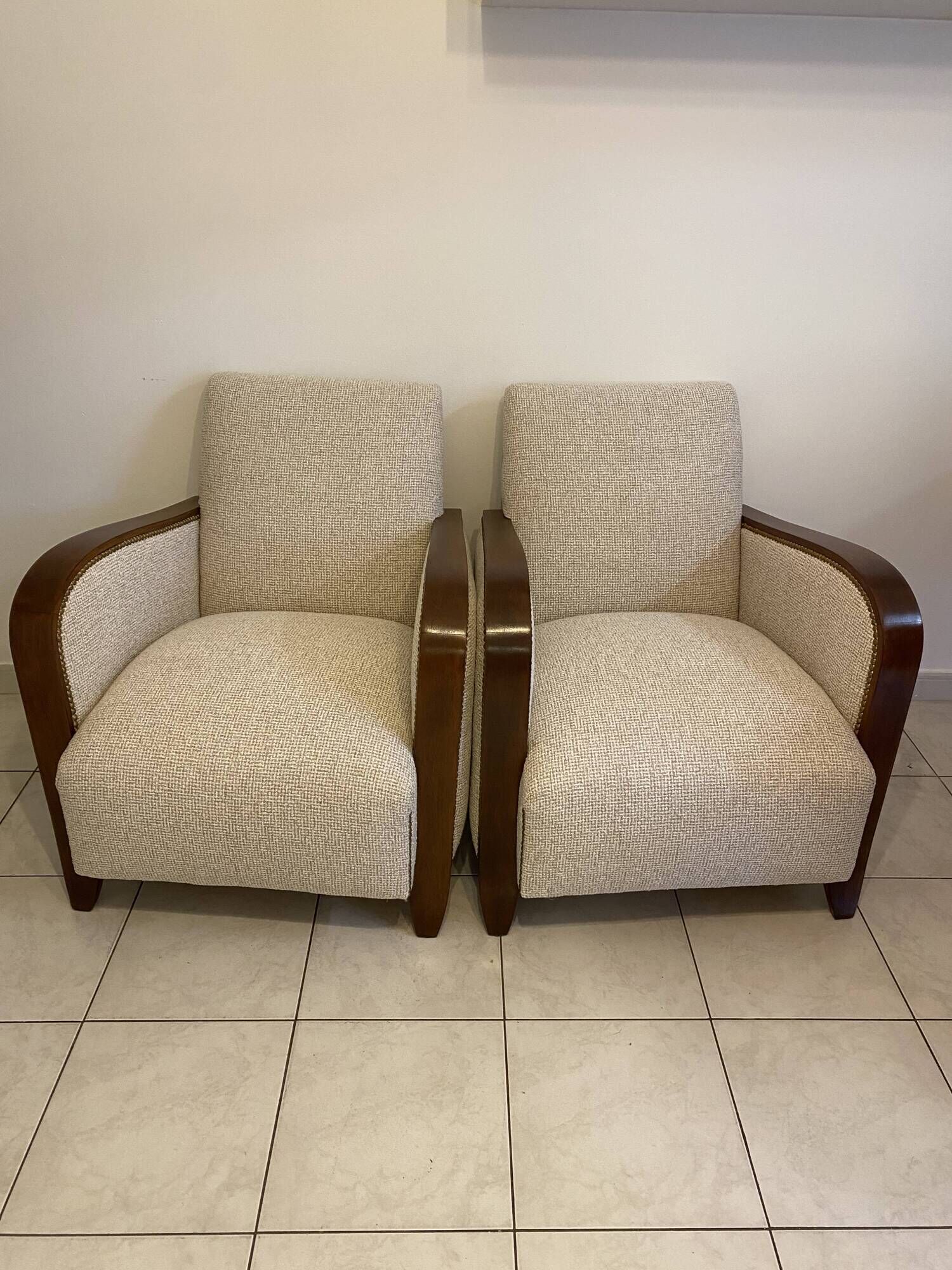 Art Deco armchairs