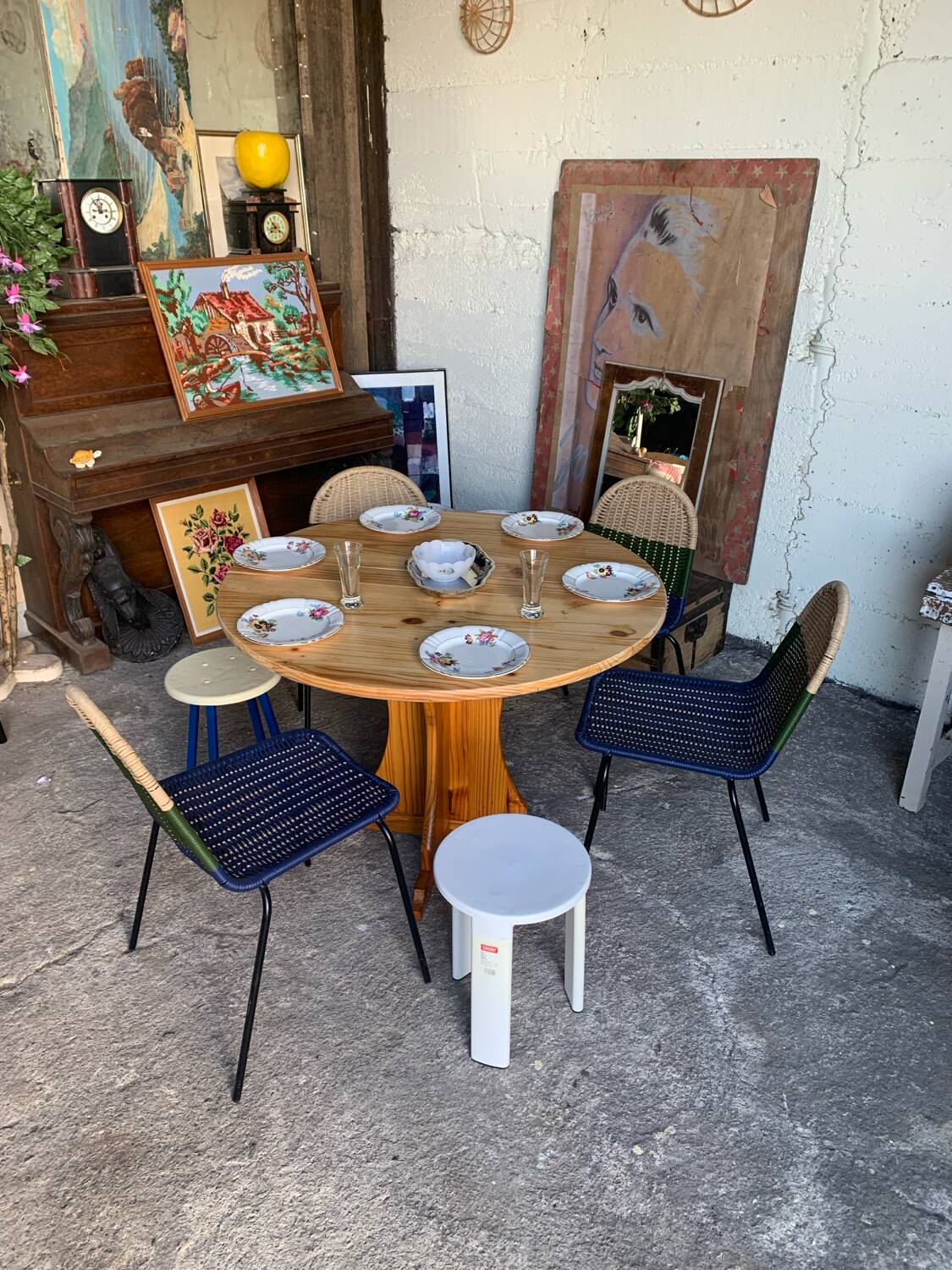 Folding pine table – Chic mountain spirit