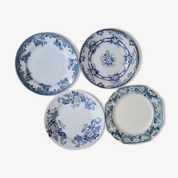 Quartet blue plates Vallière Rubia Ceres Victoria