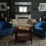 Set of 6 Art Deco Cooked Wine Glasses - 1930s Certified - Gold Rims