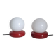 Pair of revisited bedside lamps