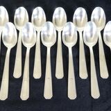 Menagere art deco silver metal Francois Frionnet