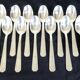 Menagere art deco silver metal Francois Frionnet
