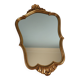 Vintage Hollywood Regency gold mirror, mid-century style, Belgium 1s.