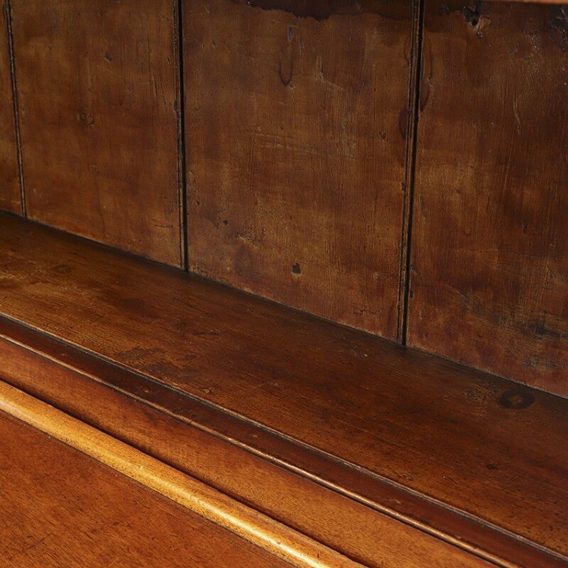 Bibliothèque ancienne anglaise en acajou