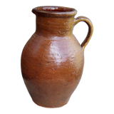 Glazed terracotta jug