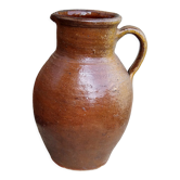 Glazed terracotta jug