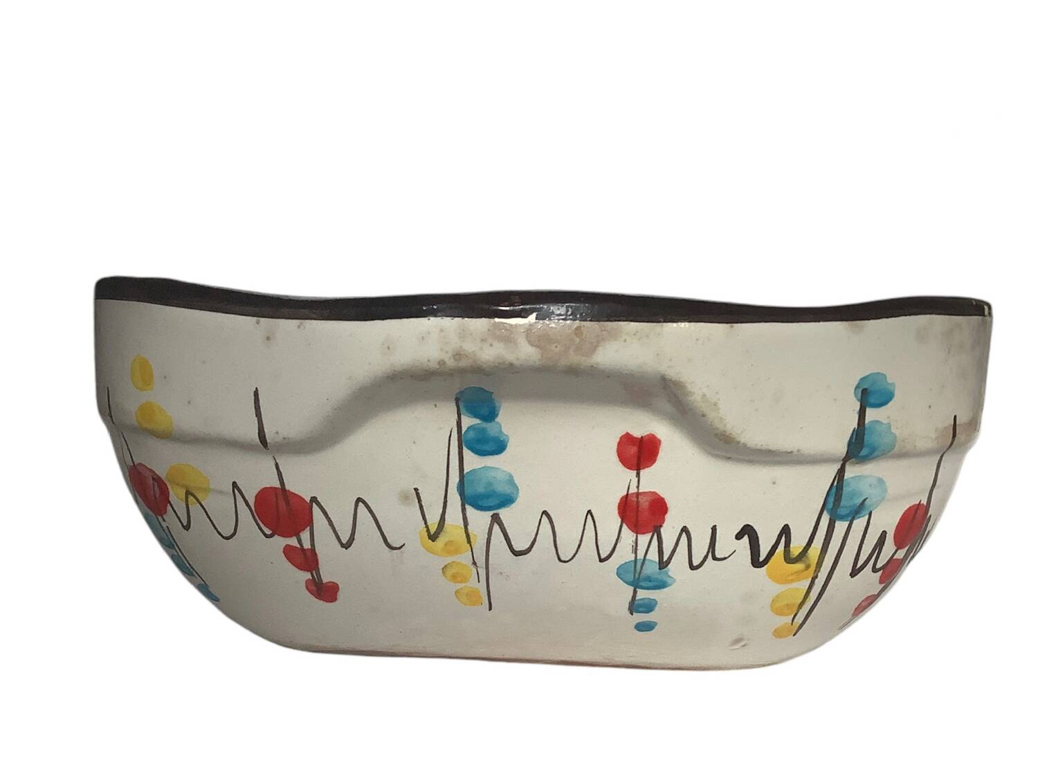 Large vintage ceramic dish