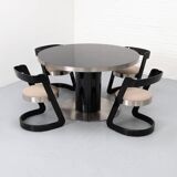 Willy Rizzo Dining Set Italy 1970s