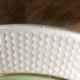 Plat à gâteaux en faïence l’Amandinoise