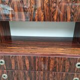 Danish rosewood buffet showcase bar - 1970