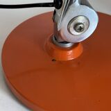1960s vintage desk lamp Fase Faro Madrid orange - 52 cm