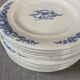 Ensemble 6 assiettes 22cm, 7 assiettes 23cm et compotière, Terre de fer