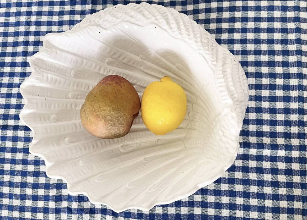 Shell bowl Italian art