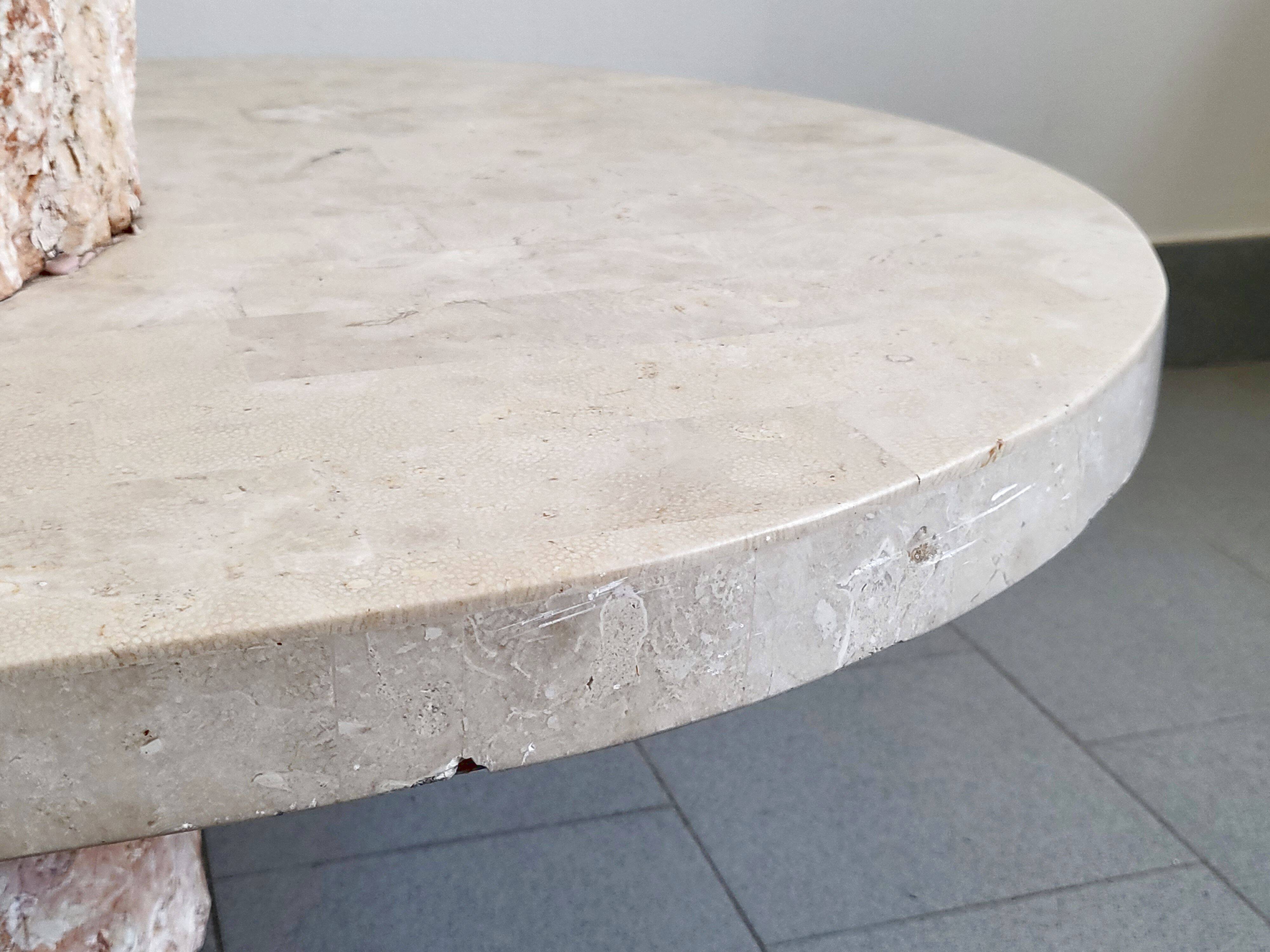 Vintage coffee table by Magnussen Ponte 1980