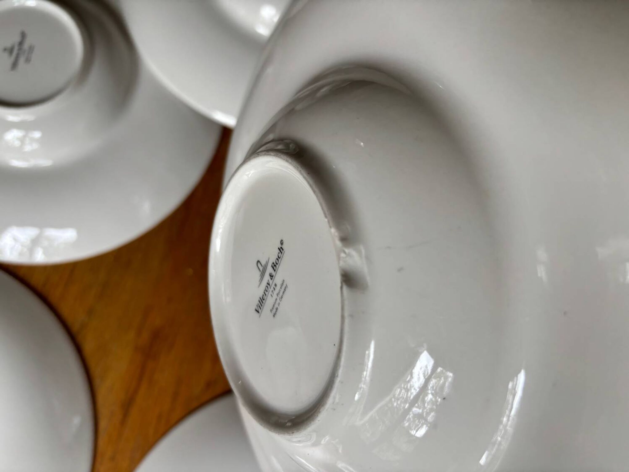 Villeroy and Bosh serving soup plates