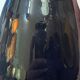 Black and red Murano glass vase by Nason & Moretti, Art Deco carafe