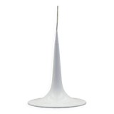 White pendant lamp, Danish design, 1970s, manufacturer: Frandsen