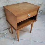 Scandinavian bedside table.