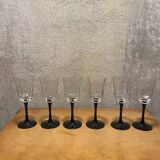 Luminarc octagonal vintage glasses