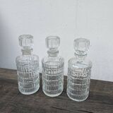 Vintage glass bottles flasks