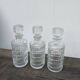 Vintage glass bottles flasks