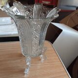 Tripod glass vase size