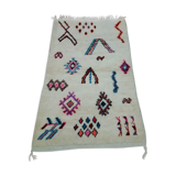 Moroccan Berber carpet beni ouarain with colorful patterns 152x90cm